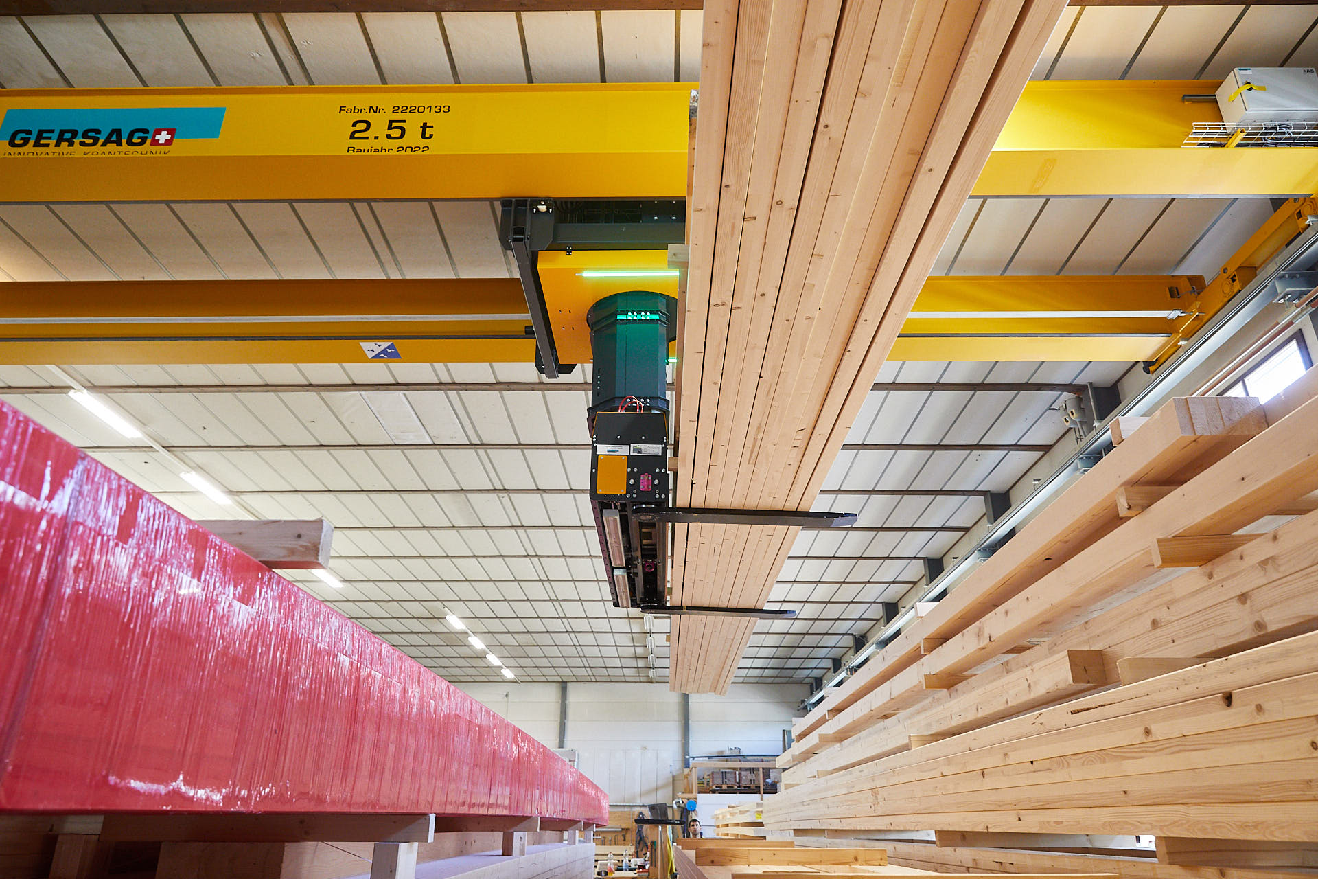 innovative Krantechnik in Anwendung